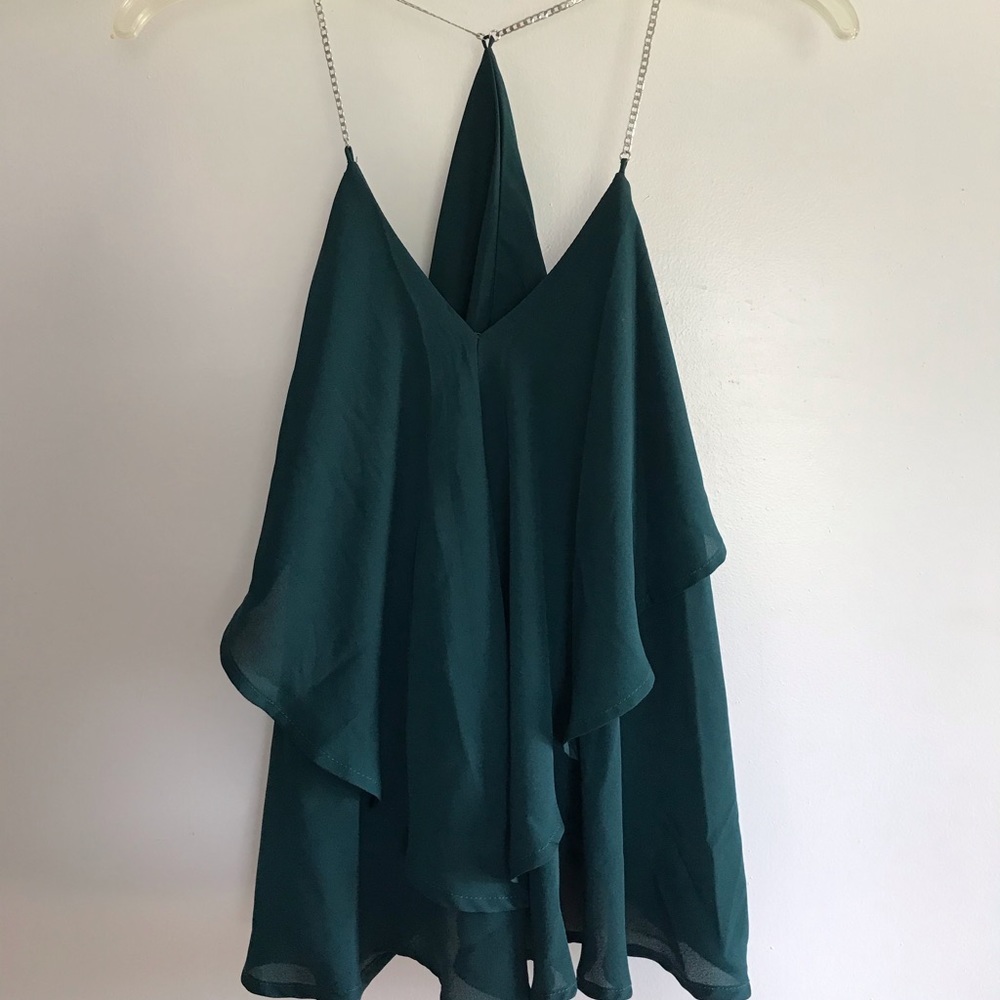Green Charlotte Ruse Tank Top